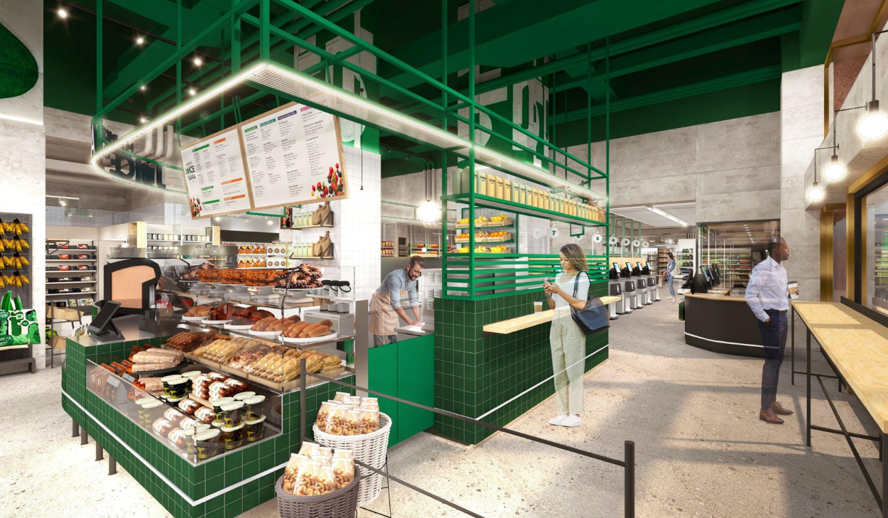 Whole Foods Market エプロン WHOLE FOODS MARKET ホールフーズマーケット エプロン【ゴールド